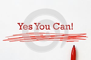 Yes You Can!