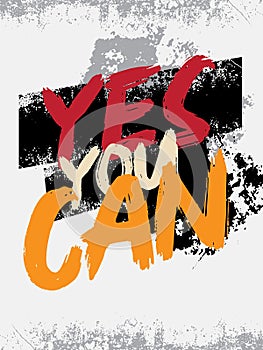 Yes you can. Inspirational quote.