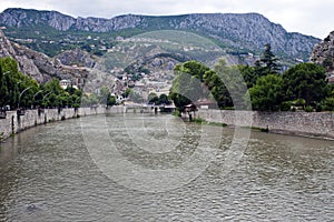 Yesilirmak river in Amasya