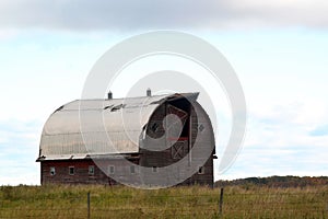 Yesterday`s Barns in Manitoba