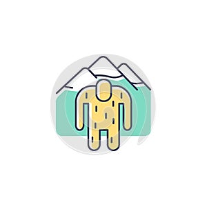 Yeti RGB color icon