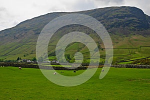 Yewbarrow from Wasdale Head, Cumbria, Lake District National Park, England, UK