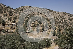 Yezidi temple in Lalish