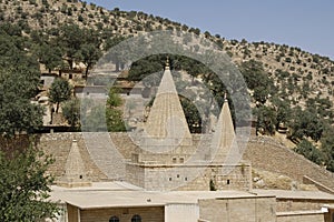 Yezidi temple in Lalish, Kurdistan