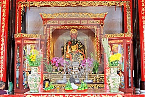 Nghia An Hoi Quan Guandi Statue, Ho Chi Minh, Vietnam photo