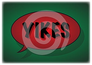Yikes Speech Bubble