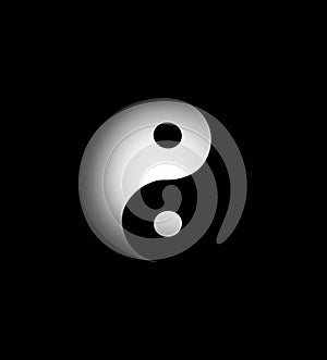 Yin yang background