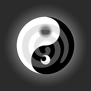 Yin Yang sign from ancient Chinese philosophy
