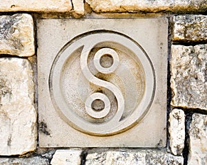 Yin and Yang spiritual symbol