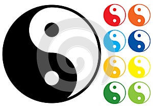 Yin and Yang symbol.