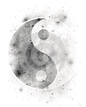 Yin yang symbol photo