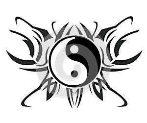 Yin & yang tattoo