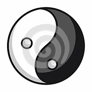 Yin and Yang: Visualization of dualism in vector