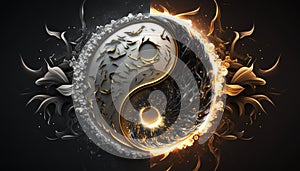 yin yang wallpaper