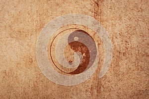 Ying and yang sign