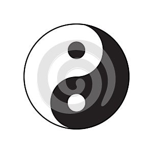 Ying-yang symbol of harmony and balance.