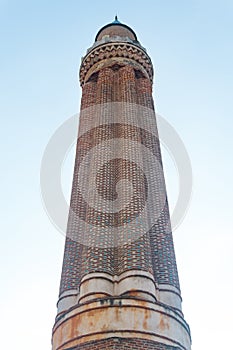 Yivli Minare Camii Fluted Minaret Mosque in historic center in Antalya