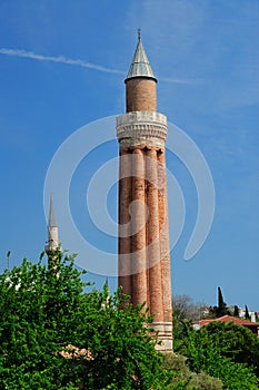 Yivli Minaret Mosque Antalya Turkey