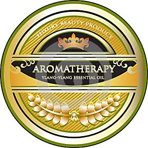 Ylang Ylang Aromatherapy Essential Oil Product Label