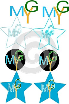 Ymg letters logo