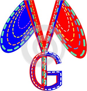 Ymg letters logo