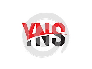 YNS Letter Initial Logo Design Vector Illustration