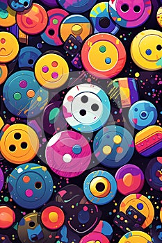 Yo Yos 90s retro background