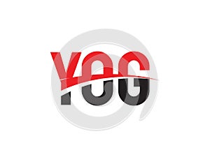 YOG Letter Initial Logo Design Vector Illustration