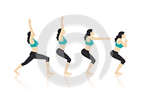 Yoga Actions Vector