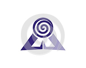 yoga atman 2 logo icon template