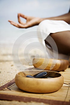 Yoga on the beach