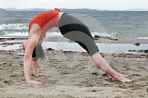 Yoga on the Beach-Backward Bend