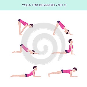 Yoga for beginners basic set