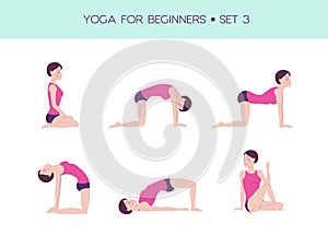 Yoga for beginners basic set