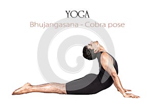 Yoga bhujangasana cobra pose