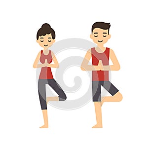 Yoga couple