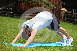 Yoga - Downward Facing Dog Position