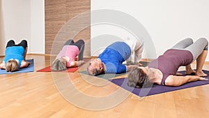 Yoga Exercise - Setu Bandha Sarvangasana