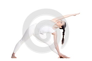 Yoga Extended Triangle Pose