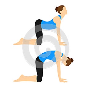 Yoga fitness pose for your home training and meditation and motivation