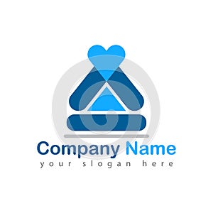 Yoga home logo on white