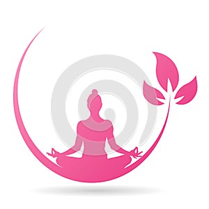 Yoga Icon - Illustration - Background
