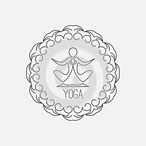 Yoga icon