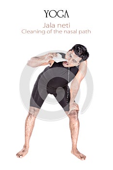 Yoga Jala neti cleansing technique