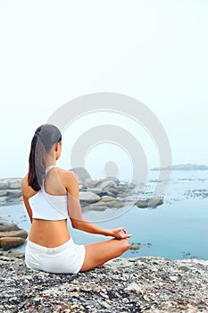 Yoga lifestyle woman