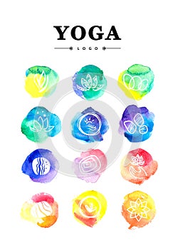 Yoga logo collection