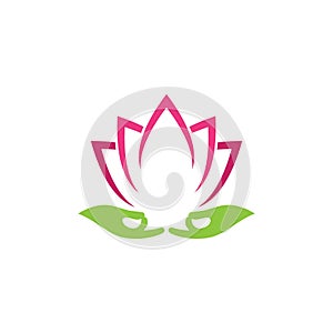 yoga logo template