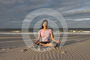 Yoga / Meditating at beach