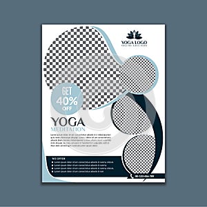 Yoga meditation design very creative design