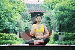 Yoga outdoor